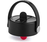 Hydro Flask - Tapón con Pajita Flex Hermético para Botellas de Agua de Acero Inoxidable Wide Mouth - Tapa Aislante Honeycomb para Hidratación - Apto para Lavavajillas - Black