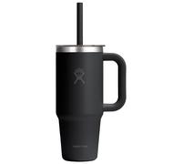 Hydro flask - Termos - 24 Oz Travel Tumbler Clear Lid Black - Negro Negro one size