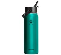 Hydro Flask 32 OZ Lightweight Wide Flex Straw Cap Emerald Green Botella térmica