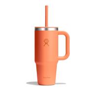 Hydro Flask - Travel Tumbler 709 ml (24 oz) with Closable Press-In Straw Lid - Étanche, Isotherme, Compatible Porte-Gobelets - Garde Boissons Froides 24 h & Chaudes 12 h - Nectar