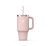 Hydro Flask - Travel Tumbler 946 ml (32 oz) | Tapa con pajita y cierre a presión - Acero inoxidable - Aislamiento al vacío de doble pared - Antisalpicaduras - Trillium