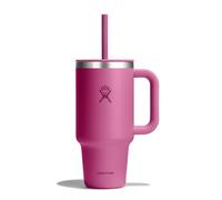 Hydro Flask - Travel Tumbler 946 ml (32 oz) | Tapa con pajita y cierre a presión - Acero inoxidable - Aislamiento al vacío de doble pared - Antisalpicaduras - Reef
