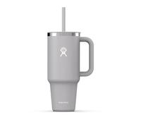 Hydro Flask - Travel Tumbler - Vaso de viaje 1180 ml (40 oz) con tapa de pajita presionable cerrable - Acero inoxidable - Aislamiento al vacío de doble pared - Tapa resistente a salpicaduras - Birch
