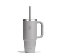 Hydro Flask - Travel Tumbler - Vaso de viaje 709ml (24oz) con tapa de pajita presionable cerrable - Acero inoxidable - Aislamiento al vacío de doble pared - Tapa resistente a salpicaduras - Birch