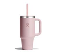 HYDRO FLASK - Travel Tumbler - Vaso de viaje 946 ml (32 oz) con tapa de pajita presionable cerrable - Acero inoxidable - Aislamiento al vacío de doble pared - Tapa resistente a salpicaduras - Trillium