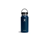 Hydro Flask - Wide Mouth - Botella de Agua 946 ml (32 oz) - Acero Inoxidable con Aislamiento al Vacío y Tapa a Prueba de Fugas y Revestimiento en Polvo - Wide Mouth - Indigo