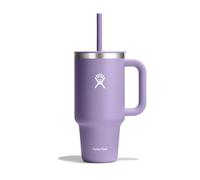 Hydro Flask - Vaso de viaje 946 ml (32 oz) con tapa de paja presionable - Acero inoxidable - Aislado al vacío de doble pared - Tapa resistente a salpicaduras - Sin BPA - Moonshadow