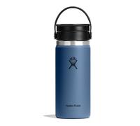 Hydro Flask - Wide Flex Sip Lid Coffee 473 ml (16 oz) - A prueba de fugas, aislada, compatible con portavasos - Mantiene las bebidas frías 24 h y calientes 12 h - Harbor Blue