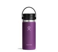 Hydro Flask - Wide Flex Sip Lid Coffee 473 ml (16 oz) - Étanche, Isotherme, Compatible Porte-Gobelets - Garde les Boissons Froides 24 h & Chaudes 12 h - Beachplum