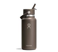 Hydro Flask - Wide Flex Straw Cap 946 ml (32 oz) Bottle - Acero inoxidable, sorbete a prueba de fugas, apta para lavavajillas - Aislamiento en frío 24 horas - Boca ancha - Sandpiper