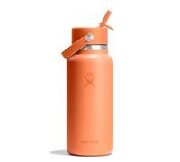 Hydro Flask - Wide Flex Straw Cap 946 ml (32 oz) Bottle - Acier Inoxydable, Paille Étanche, Compatible Lave-Vaisselle - Isotherme Froid 24 h - Large Ouverture, Compatible Glaçons - Nectar
