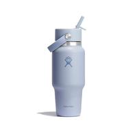 Hydro Flask Hydration Travel Bottle Flex Straw Cap Botella para beber 710 ml azul