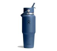 Hydro Flask Hydration Travel Bottle Flex Straw Cap Botella para beber 945 ml azul