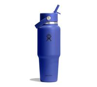 Hydro Flask Hydration Travel Bottle Flex Straw Cap Botella para beber 945 ml azul