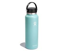 Hydro Flask - Wide Mouth - Botella de Agua 1180 ml (40 oz) - Acero Inoxidable con Aislamiento al Vacío y Tapa a Prueba de Fugas y Revestimiento en Polvo - Wide Mouth - Dew