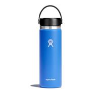 Hydro Flask - Wide Mouth - Botella de Agua 591 ml (20 oz) - Acero Inoxidable con Aislamiento al Vacío y Tapa a Prueba de Fugas y Revestimiento en Polvo - Wide Mouth - Cascade
