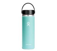 Hydro Flask - Wide Mouth - Botella de Agua 591 ml (20 oz) - Acero Inoxidable con Aislamiento al Vacío y Tapa a Prueba de Fugas y Revestimiento en Polvo - Wide Mouth - Dew
