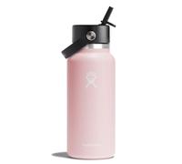 Hydro Flask - Wide Mouth - Botella de Agua 946 ml (32 oz) - Acero Inoxidable con Aislamiento al Vacío y Tapa de Pajita Flexible - Wide Mouth - Trillium
