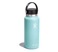 Hydro Flask - Wide Mouth - Botella de Agua 946 ml (32 oz) - Acero Inoxidable con Aislamiento al Vacío y Tapa a Prueba de Fugas y Revestimiento en Polvo - Wide Mouth - Dew