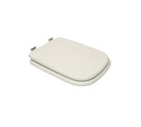 HYDRO HOME Tapa WC compatible con Ideal Standard Conca MDF ECO con bisagras inclinadas, madera lacada (Blanco I.S.)