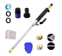 Hydro Nozzle 3000 PSI, 2025 New Hydronozzle Power Nozzle, Power Washer Jet Hydronozzle Hose with 2 Different Nozzles＆Quick Connectors, High Pressure Washer Tools for Car, Garden Washing (Black)