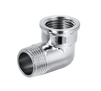 HYDROBIL Conexión de manguera de rosca acodada Accesorios de tornillo para agua & Sistemas de calefacción Temperatura máxima 95 °C Presión máxima 10 Bar 1/2" BSP Macho x Hembra