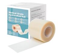 Hydrocolloid Border Wound Dressing - Waterproof, Breathable & Adhesive Patches for Faster Healing, Blister, Minor Wounds, Self-Adhesive, 5cm x 5m, 0.3mm Thickness, Cut-to-Size