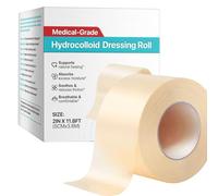 Hydrocolloid Roll - Waterproof Blister Healing Tape, Self-Adhesive Scar Dressing Strip, Flexible Skin Protection Design, Easy Apply Feature, Premium Recovery Care Item, Roll for Gym Post-Workout