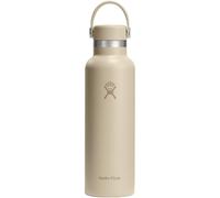 Hydro Flask - Standard Flex Cap 621 ml (21 oz) Bottle - Acier Inoxydable, Étanche, Compatible Porte-Gobelet - Isotherme Froid 24 h & Chaud 12 h - Oat