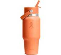 Hydro Flask Wide Mouth Travel Flex Straw Cap 710ml Botella térmica Talla única Naranja