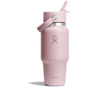 Hydro Flask - Wide Flex Straw Travel Bottle 710ml (24 oz) - Étanche, isolée, compatible porte-gobelet - Garde les boissons froides 24 h - Bouchon à paille flexible - Trillium