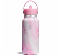 HYDROFLASK 32 Oz Wide Flex Straw Cap - Unisex - Rosa / Blanco - talla única- modelo 2025
