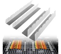Hydrogarden Rejilla para brochetas a la parrilla para 6 brochetas. Fabricado en metal de acero inoxidable. Longitud del bastidor 30 cm, altura 4 cm, ancho de la base 3,5 cm (4 piezas)