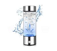 Hydrogen Water Bottle, Hydrogen Water Generator, Rechargeable Glass Hydrogen Water Machine Health Cu