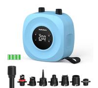 Hydrohero Bomba Eléctrica para Paddle Board, Sup Recargable 20 PSI, Inflado/Desinflado Inteligente a Doble Etapa, Apagado Automático para Tablas de Paddle, Cometa de Surf, Tienda, Barco (Azul)