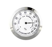 Hydrometer Humidity Meter - Hygrometer Thermometer | High Precision Humidity Meter, Multiuse And Easy To Read Analog Round Sensor, Greenhouse Monitor For Humidor Cabinet Cans Care And Maintenance