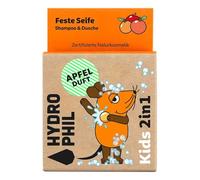 Hydrophil Kids 2 en 1 Champú y ducha fijos, ratón manzana, 60 g (1)