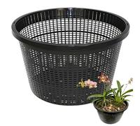 Hydroponic Baskets - Heavy Duty Garden Net Pots | Slotted Mesh Pond Plant Baskets Orchid Growing Pot Planter For Aeroponics Aquaponics Indoor Outdoor Backyard Balcony Pond Nursery