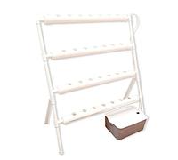 Hydroponic Grow Kit 36 Agujeros 4 Tubos - Sistema de Plantas Hidropónicas PVC Tubería Hidropónica Hogar Sistemas de Cultivo de Plantas sin Tierra para Verduras Hidropónicas, Ensaladas, Flores, Frutas