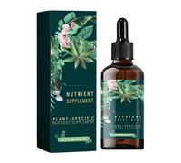 Hydroponic Plant Food, 2.8x10.3cm 30ml Liquid Fertilizer, Natural Houseplants Nutrients, Root Enhancer, Use for Indoor Gardening, Plant Health