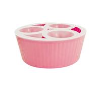 Hydroponic Plant Pot - 3 Hole Hyacinth Growing Container, Daffodil Bulb Water Culture Planter, Decorative Indoor Gardening Pot | For Gardeners Apartment Office Teachers Seniors Beginners Windowsill Ki
