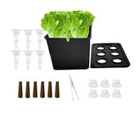 Hydroponic Planting Box - Indoor Gardening Kit, Complete Hydroponic Planting Box with Seedling Kit, Solar-Ready Indoor Gardening Device, Clean and Easy to Use | Household Hydroponics for Lettuce,