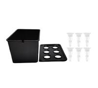 Hydroponics Growing System - 6-Holes Hydroponic Box Kit, Easy DIY Hydroponic Setup, Soilless Cultivation Box for, Garden, Greenhouse, Farm, Backyard, Windowsill, Balcony