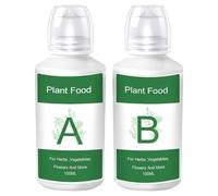 Hydroponics Nutrient - Nutrientes Para Cultivar Vegetales | Accesorio Del Hidropónico Para Plantas De Interior | Fertilizante De Plantas Interiores Para El De Cultivo De Hidroponics, A