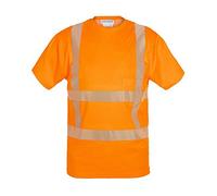 Hydrowear 040425FO-M TAMPA Trafficline Camiseta Hi-Vis Naranja Talla M