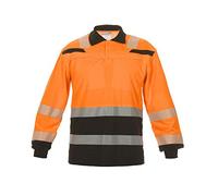Hydrowear 040460OB-XS TANNA Trendy High Visible Line Polo Camiseta, Hi-Vis naranja/negro, talla XS