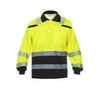 Hydrowear 040460YB-XS TANNA Trendy High Visible Line Polo Camiseta, amarillo y negro, talla XS