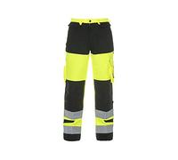 Hydrowear 044474YB-46 S HERTFORD Trendy High Visible Line - Pantalones de cintura Hi-Vis Yellow/Black, talla 46/S