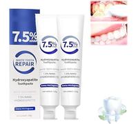 Hydroxyapatite Enamel Care Toothpastes,Fluoride-Free Formula with Gentle Mint,Enamel Protection and Tooth Strengthening, for Sensitive Teeth, Fresh Breath