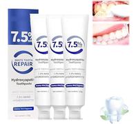 Hydroxyapatite Enamel Care Toothpastes,Fluoride-Free Formula with Gentle Mint,Enamel Protection and Tooth Strengthening, for Sensitive Teeth, Fresh Breath